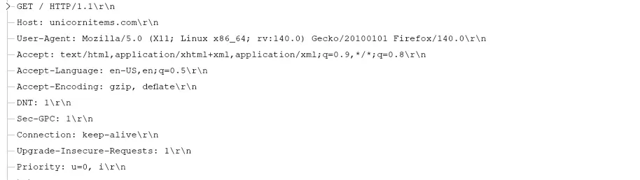HTTP istek yapısı